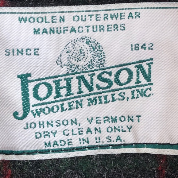 Johnson Woolen Mills Plaid Cape Vintage - Picture 16 of 16